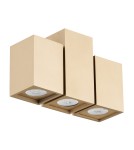 Lampy sufitowe regulowane - spoty - Argon MORTIMER plafon 3 pł., kubiki 3x5W (max) złoty 6269 - produkt 3