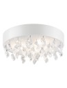 Argon BELLA plafon 3 pł. 3x15W (max) biały struktura mleczny 1496