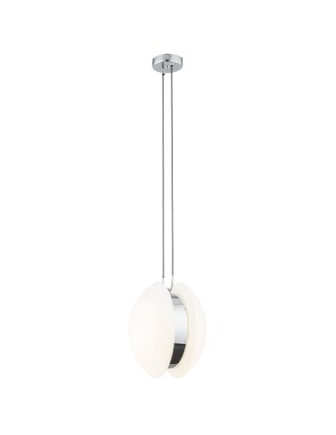 Argon BUFFALO lampa wisząca 1 pł. 1x15W (max) opal mat elementy chromowane 4678