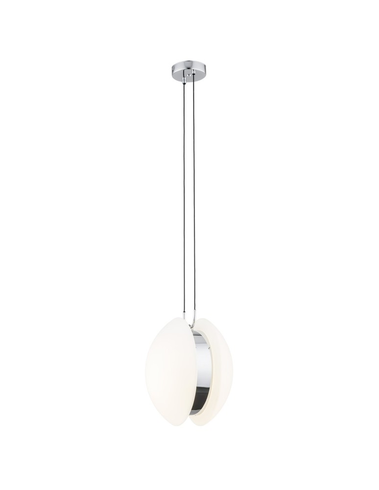 Argon BUFFALO lampa wisząca 1 pł. 1x15W (max) opal mat elementy chromowane 4678