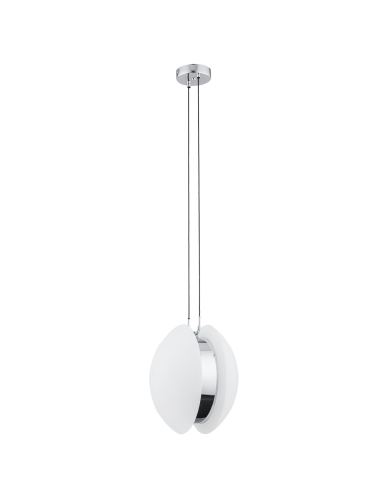 Argon BUFFALO lampa wisząca 1 pł. 1x15W (max) opal mat elementy chromowane 4678