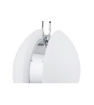 Lampy wiszące pojedyncze - Argon BUFFALO lampa wisząca 1 pł. 1x15W (max) opal mat elementy chromowane 4678 - produkt 4