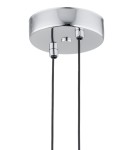 Lampy wiszące pojedyncze - Argon BUFFALO lampa wisząca 1 pł. 1x15W (max) opal mat elementy chromowane 4678 - produkt 5