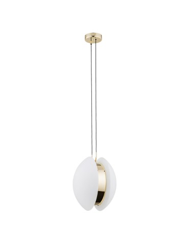 Argon BUFFALO lampa wisząca 1 pł. 1x15W (max) opal mat elementy mosiądzowane 4679 - produkt 2