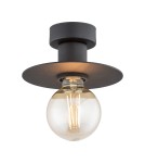 Lampy sufitowe pojedyncze - Argon CORSO plafon 1 pł. 1x15W (max) czarny struktura 3882 - product 1
