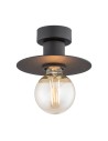 Argon CORSO plafon 1 pł. 1x15W (max) czarny struktura 3882