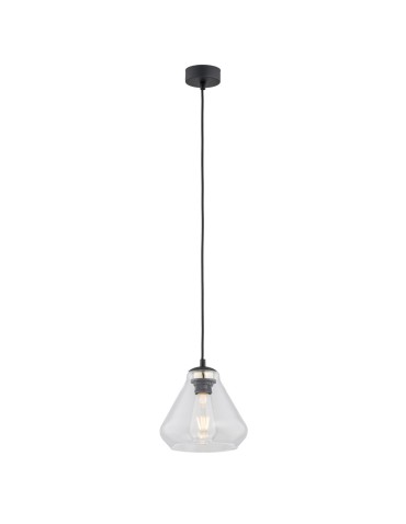 Argon DECORATO lampa wisząca 1 pł. 1x15W (max) transparentny czarny mat 4047