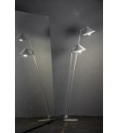 Lampy podłogowe do czytania - Argon GABIAN lampa podłogowa 2 pł. 2x15W (max) biały struktura 7074 - produkt 2