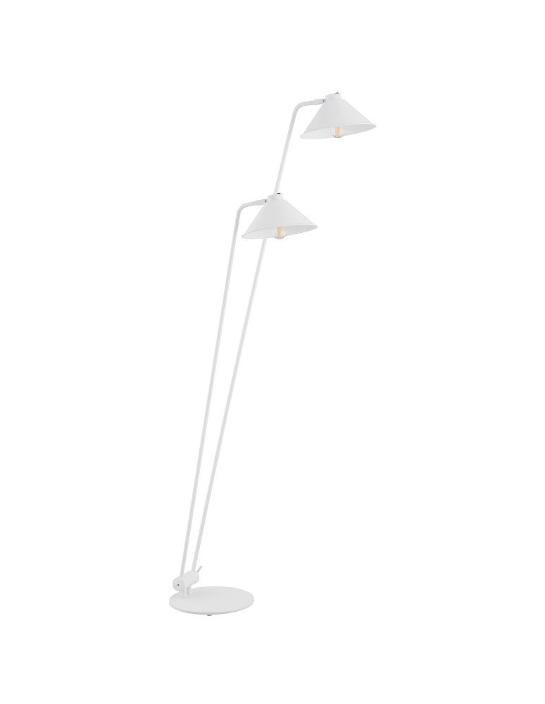 Argon GABIAN lampa podłogowa 2 pł. 2x15W (max) biały struktura 7074