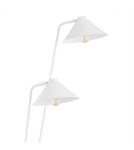 Lampy podłogowe do czytania - Argon GABIAN lampa podłogowa 2 pł. 2x15W (max) biały struktura 7074 - produkt 5