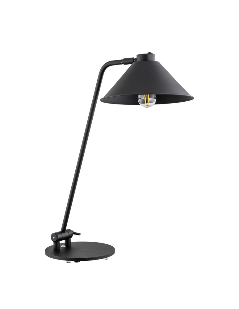 Argon GABIAN lampa biurkowa 1 pł. 1x15W (max) czarny struktura 4998