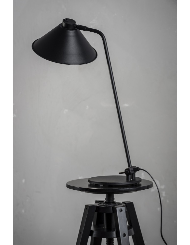 Argon GABIAN lampa biurkowa 1 pł. 1x15W (max) czarny struktura 4998