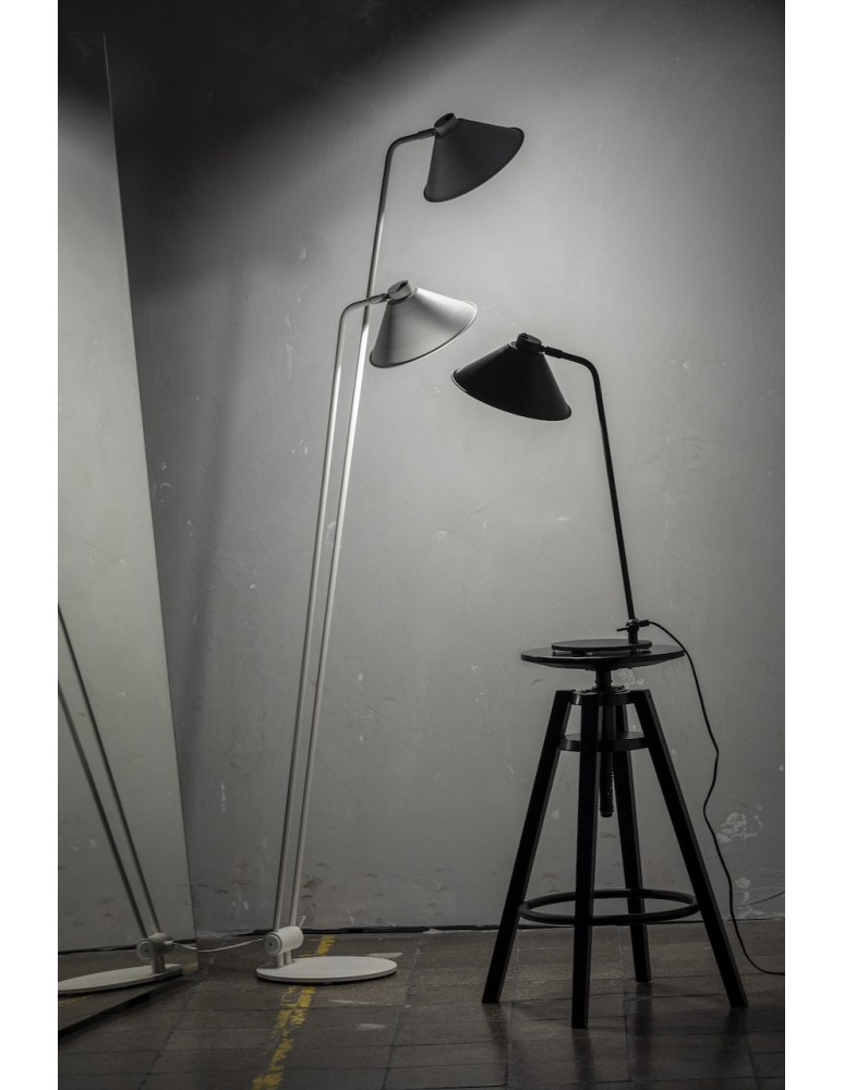 Argon GABIAN lampa biurkowa 1 pł. 1x15W (max) czarny struktura 4998