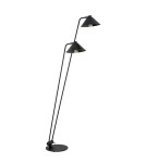 Lampy podłogowe do czytania - Argon GABIAN lampa podłogowa 2 pł. 2x15W (max) czarny struktura 7075 - produkt 2