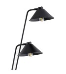 Lampy podłogowe do czytania - Argon GABIAN lampa podłogowa 2 pł. 2x15W (max) czarny struktura 7075 - produkt 3