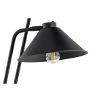 Lampy podłogowe do czytania - Argon GABIAN lampa podłogowa 2 pł. 2x15W (max) czarny struktura 7075 - produkt 4