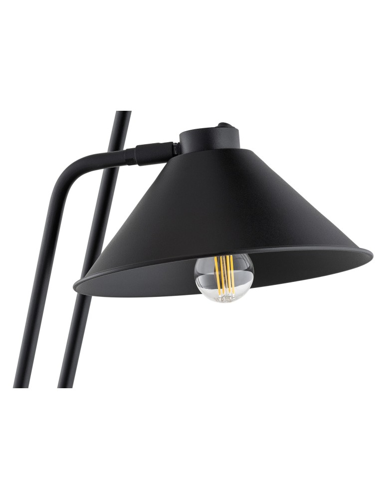 Argon GABIAN lampa podłogowa 2 pł. 2x15W (max) czarny struktura 7075