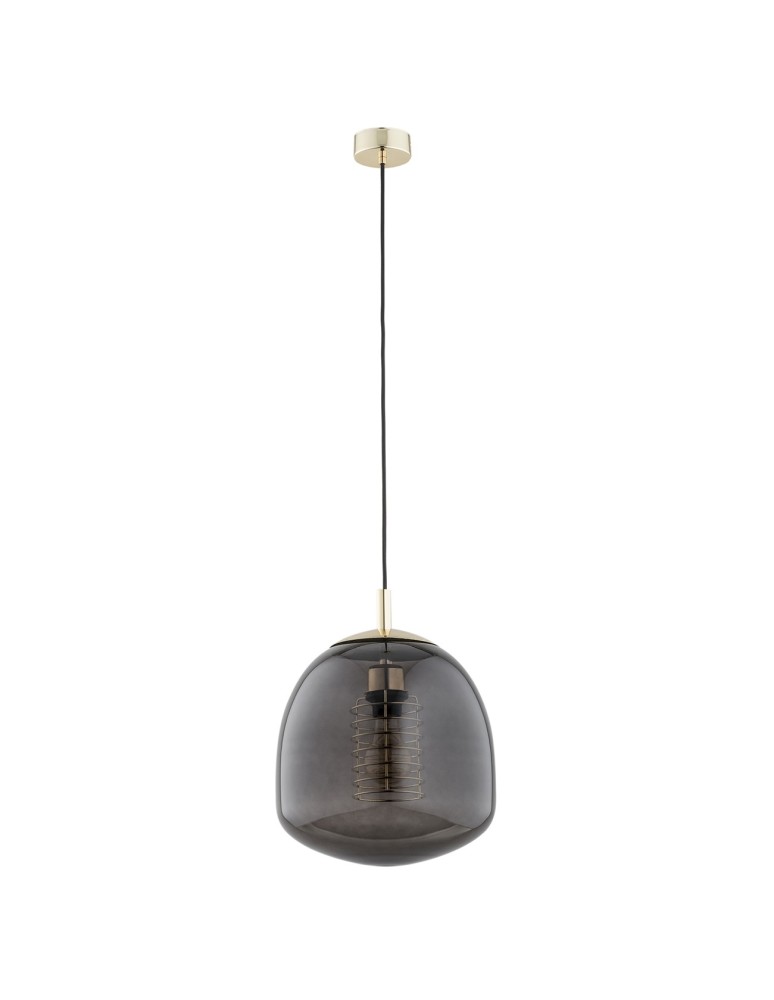 Argon GLEN lampa wisząca 1 pł. 1x15W (max) dymny elementy mosiądzowane 4677