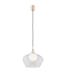 Lampy wiszące pojedyncze - Argon IRUN lampa wisząca 1 pł. 1x7W (max) przeroczysty opal mat 4268 - produkt 1