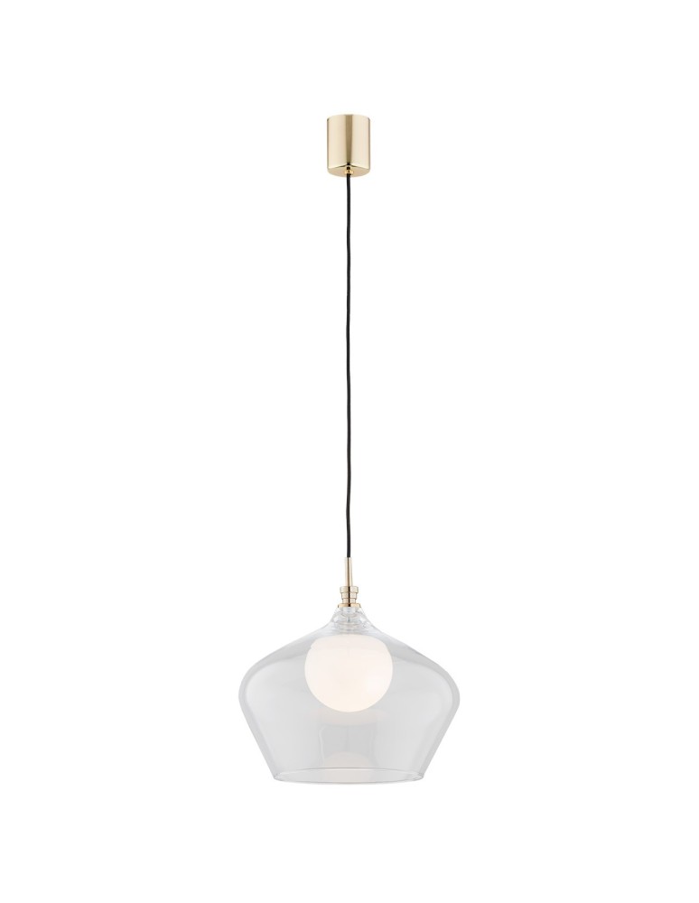 Lampy wiszące pojedyncze - Argon IRUN lampa wisząca 1 pł. 1x7W (max) przeroczysty opal mat 4268 - produkt kolory-swiatla.pl 1