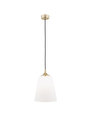 Argon JACKSON lampa wisząca 1 pł. 1x15W (max) opal mat elementy mosiądzowane 4698