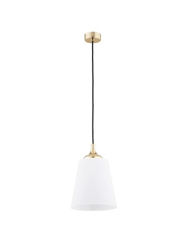 Argon JACKSON lampa wisząca 1 pł. 1x15W (max) opal mat elementy mosiądzowane 4698 - produkt 2