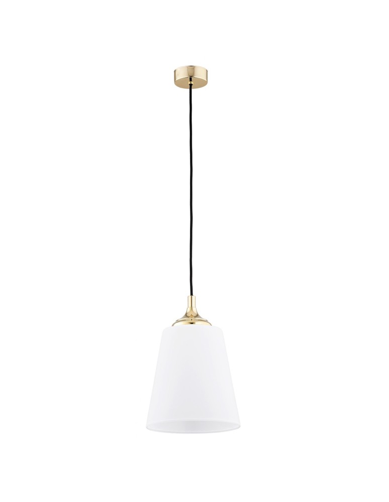 Argon JACKSON lampa wisząca 1 pł. 1x15W (max) opal mat elementy mosiądzowane 4698