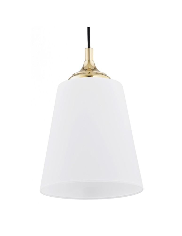 Argon JACKSON lampa wisząca 1 pł. 1x15W (max) opal mat elementy mosiądzowane 4698