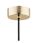 Lampy wiszące pojedyncze - Argon JACKSON lampa wisząca 1 pł. 1x15W (max) opal mat elementy mosiądzowane 4698 - produkt 5