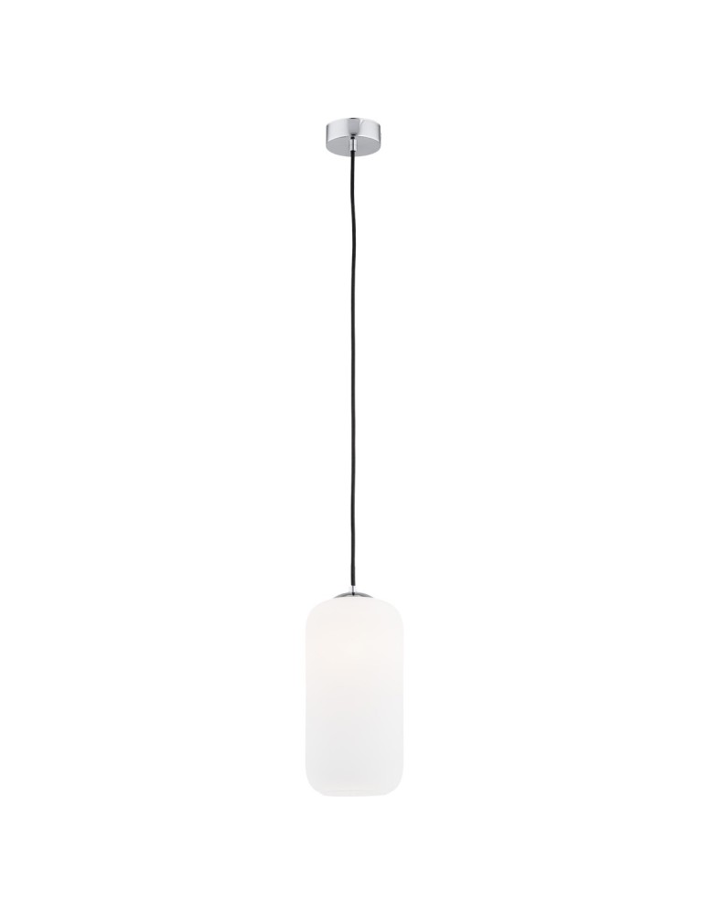 Lampy wiszące pojedyncze - Argon KALIMERA lampa wisząca 1 pł. 1x15W (max) opal mat chrom 4038 - produkt kolory-swiatla.pl 1