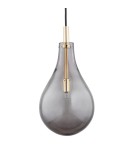 Lampy wiszące pojedyncze - Argon OAKLAND lampa wisząca 1 pł. 1x6W (max) dymny czarny struktura 4716 - product 3