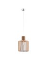 Argon PORTORYKO lampa wisząca 1 pł. duży walec 1x15W (max) jasny brąz chrom 3673