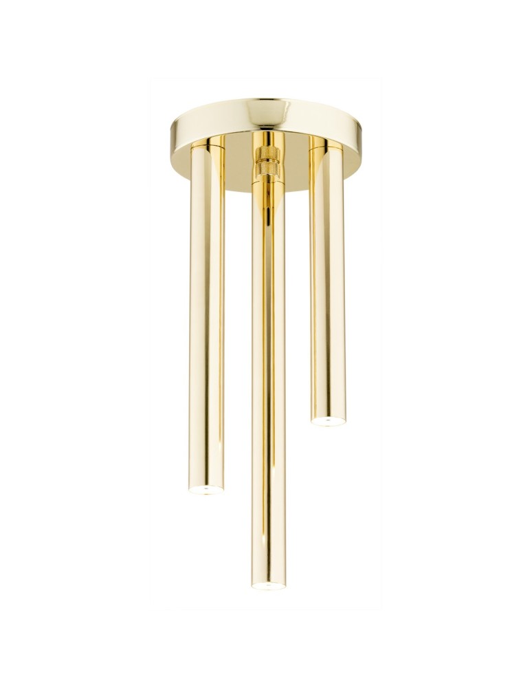 Lampy sufitowe nowoczesne - Argon SANDRINO PLUS plafon 3 pł. 3x6W (max) mosiądz 6197 - produkt kolory-swiatla.pl 1