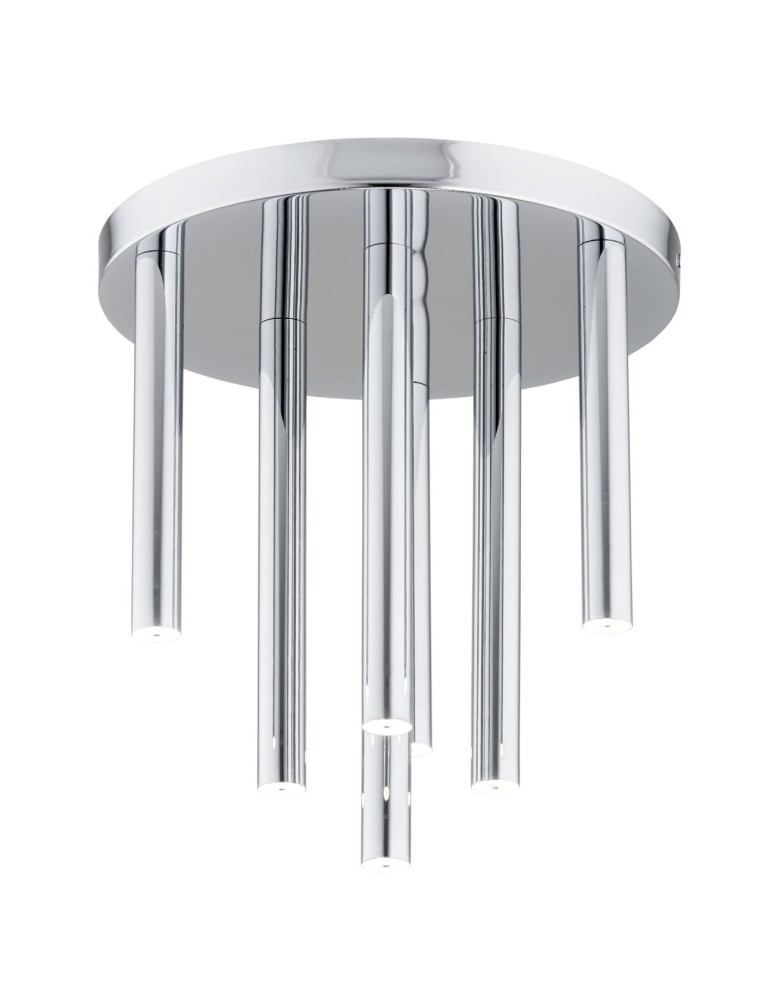 Lampy sufitowe chromowane - Argon SANDRINO PLUS plafon 7 pł. 7x6W (max) chrom 5057 - produkt kolory-swiatla.pl 1