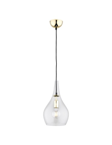Argon SANTANA lampa wisząca 1 pł. 1x15W (max) transparentny mosiądz 4045