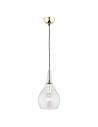 Argon SANTANA lampa wisząca 1 pł. 1x15W (max) transparentny mosiądz 4045