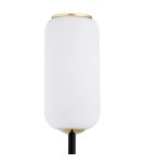 Lampy podłogowe - Argon VALIANO lampa podłogowa 1 pł. 1x15W (max) opal mat czarny struktura 4995 - product 3