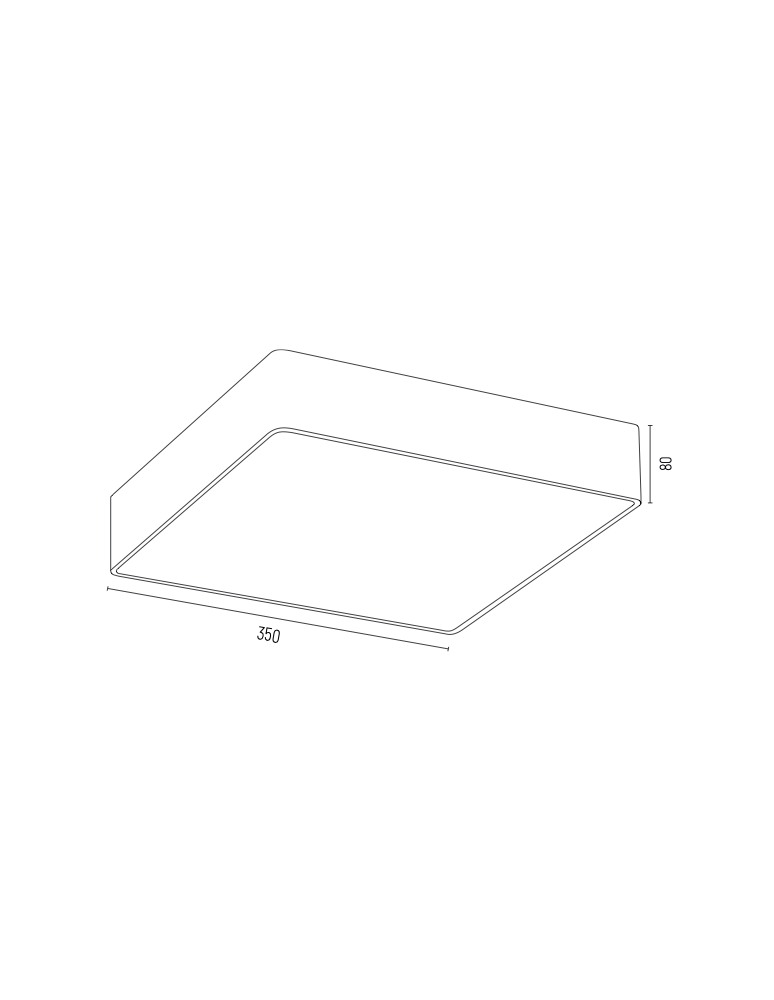 Plafony LED - Argon ATLANTIS plafon LED średni 1x32W złoty połysk białe wykończenie 4051 - product kolory-swiatla.pl 2