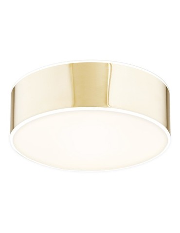 Argon ATLANTIS plafon LED średni 1x32W złoty połysk białe wykończenie 4078