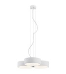 Lampy wiszące - Argon DARLING LED lampa wisząca 3 pł. led 3x22.5W biały struktura 1222 - product 1