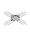 Zuma Line Cross Lampa Sufitowa PL99829-6 chrom