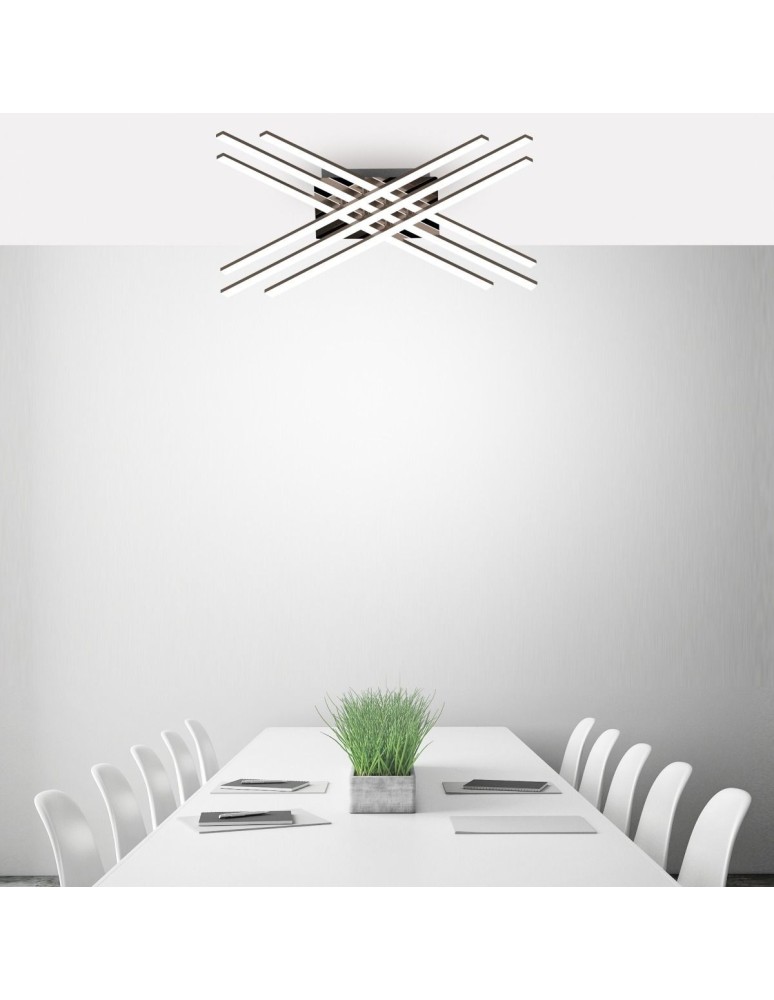 Zuma Line Cross Lampa Sufitowa PL99829-6 chrom