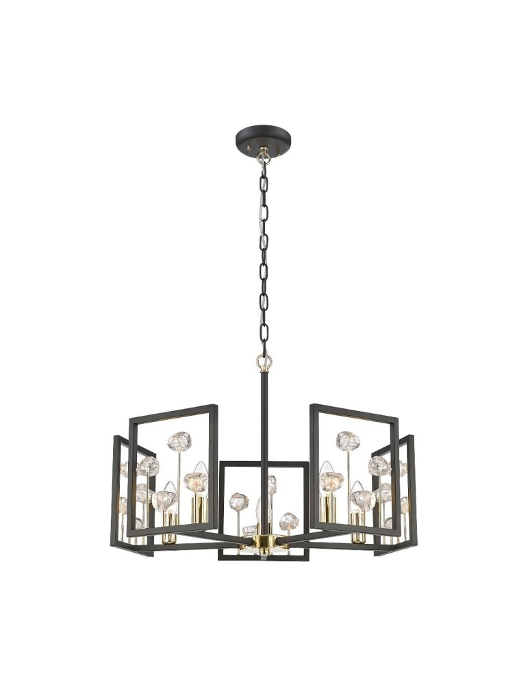 Zuma Line Caroline lampa Wisząca P0541-05A-SDAC czarny mat