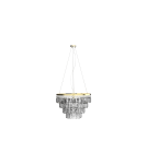 Lampy wiszące glamour - Azzardo SALERNO XL GO Lampa Wisząca lub Sufitowa (2w1) AZ4906 - product 1