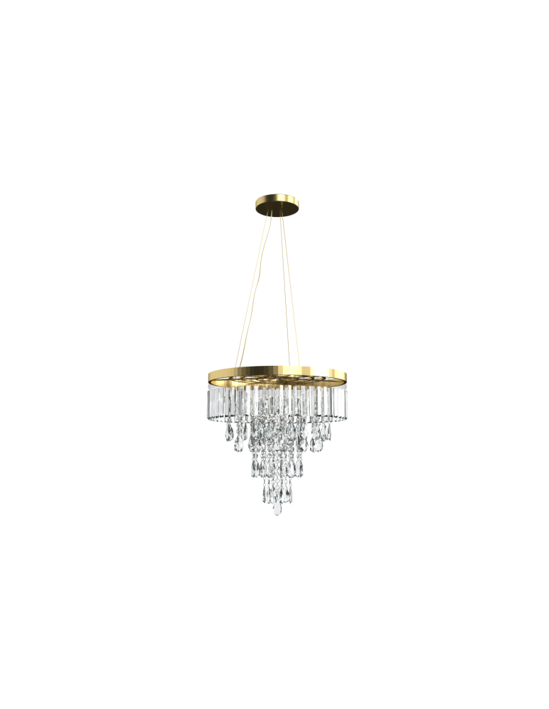 Azzardo KALABRIA XL GO Lampa Wisząca lub Sufitowa (2w1) AZ4905