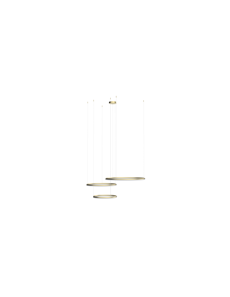 Azzardo HALO PENDANT 120+100+80 CCT GO + REMOTE CONTROL Wisząca z Pilotem Funkcje Ściemniania i Zmiany Barwy Światła AZ5350
