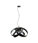 Lampy wiszące nowoczesne - Zuma Line Lampa wisząca FLORES czarna/black - produkt 2