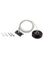 Azzardo BETA TRACK MAGNETIC 230V SUSPENSION KIT BK Pojedyncze Zawiesie Linkowe 150cm do Szynoprzewodu Magnetycznego Beta AZ5155