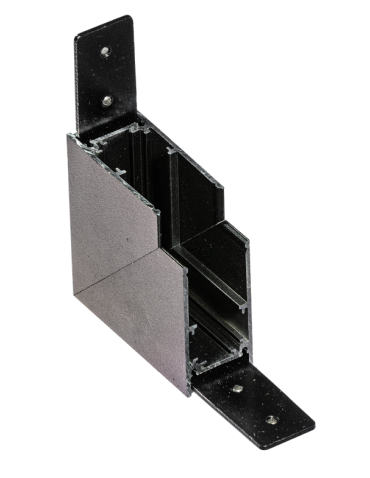 Azzardo BETA TRACK MAGNETIC57 230V CORNER90 B BK Łącznik Narożny Szyny Magnetycznej Natynkowej AZ5160