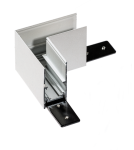 Akcesoria do szynoprzewodów magnetycznych - Azzardo BETA TRACK MAGNETIC57 230V CORNER90 A WH Łącznik Narożny Szyny Magnetycznej Natynkowej AZ5159 - product 1